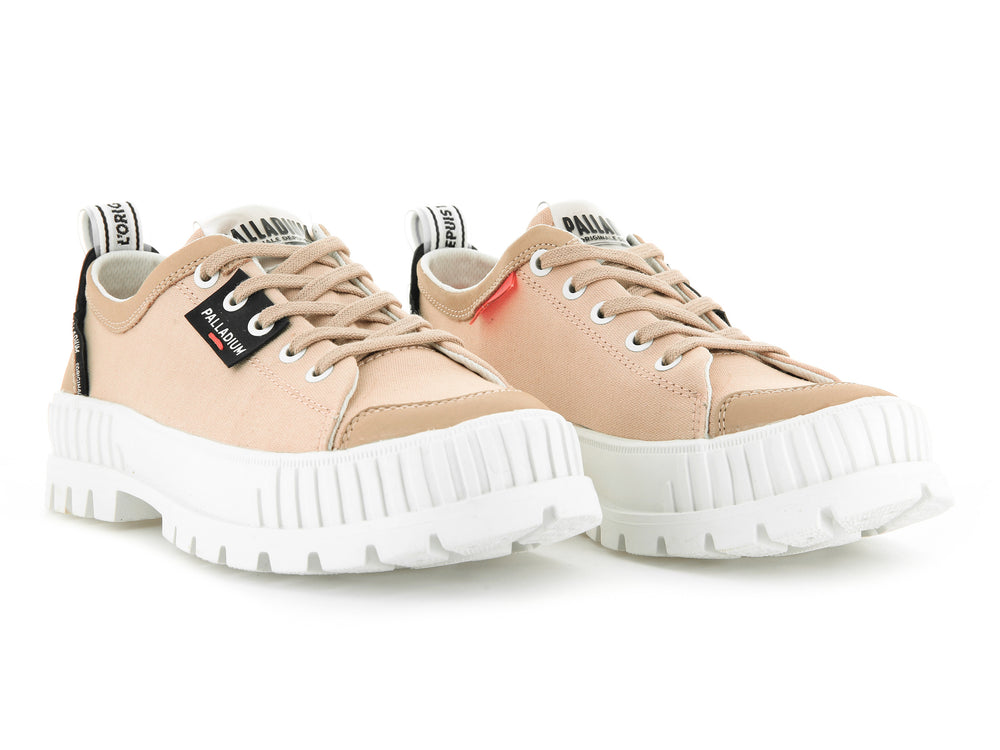 Palladium PALLASHOCK LOW MTP Women's Low Top Shoes NUDE LIGHT | Canada-1346