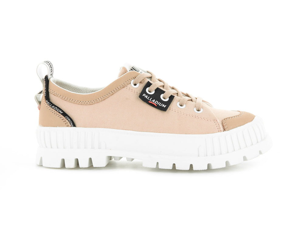 Palladium PALLASHOCK LOW MTP Women\'s Low Top Shoes NUDE LIGHT | Canada-1346