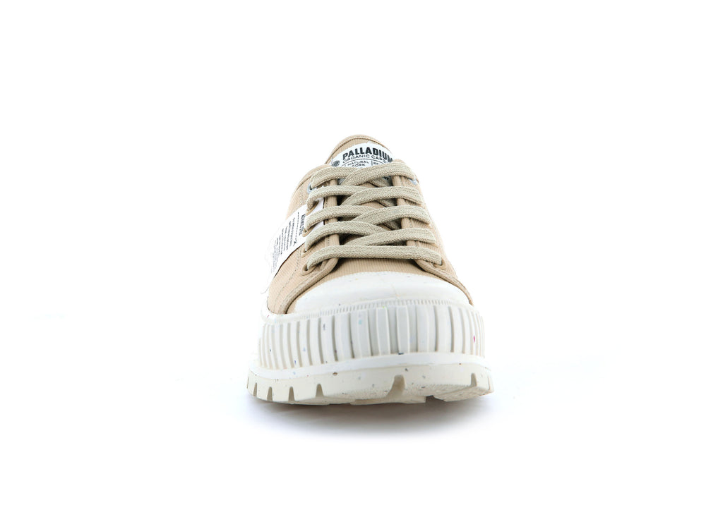 Palladium PALLASHOCK LO ORGANIC Men's Sneakers Desert | Canada-1827