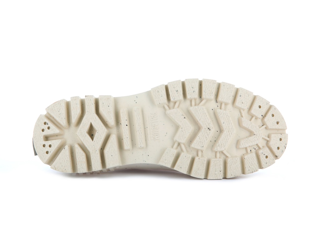 Palladium PALLASHOCK LO ORGANIC Men's Sneakers White | Canada-4253