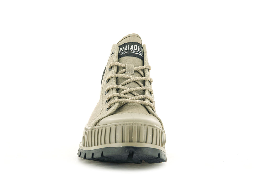 Palladium PALLASHOCK SUPPLY Men's High Top Sneakers Dune | Canada-8941