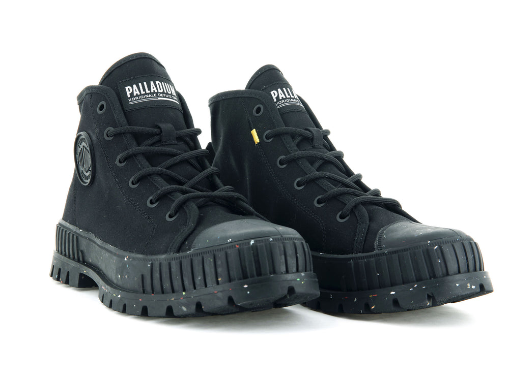 Palladium PALLASHOCK SUPPLY Men's Sneakers Black | Canada-0957