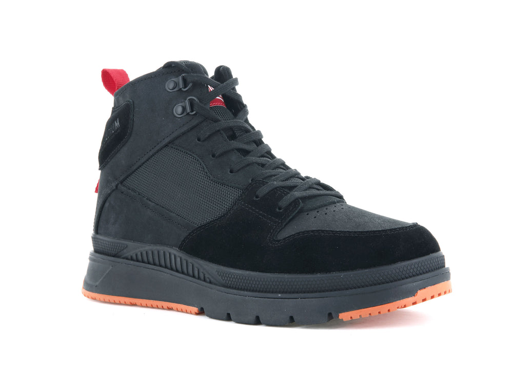 Palladium PALLASIDER HI METRO Men's Winter Boots Black | Canada-2891