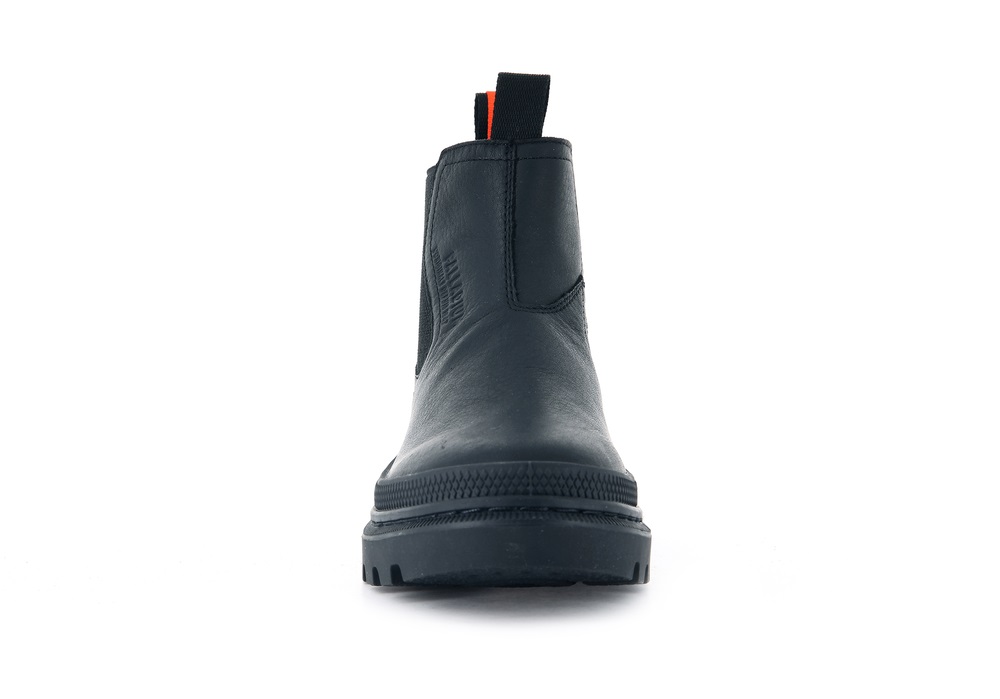 Palladium PALLATROOPER CHELSEA WATERPROOF Men's Chelsea Boots Black | Canada-1576