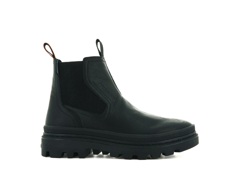 Palladium PALLATROOPER CHELSEA WATERPROOF Men\'s Chelsea Boots Black | Canada-1576