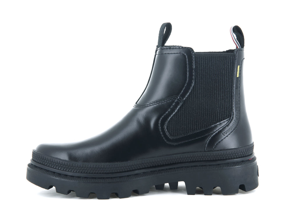 Palladium PALLATROOPER CHE BOX Men's Chelsea Boots Black | Canada-4097
