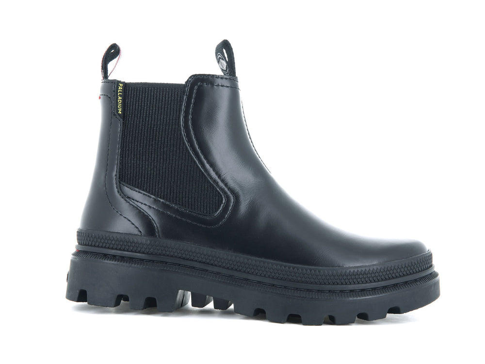 Palladium PALLATROOPER CHE BOX Men\'s Chelsea Boots Black | Canada-4097
