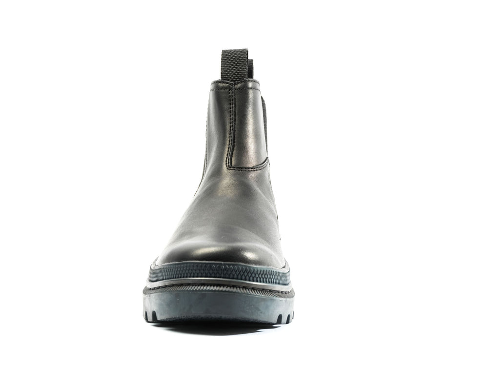 Palladium PALLATROOPER CHE LEATHER Men's Chelsea Boots Black | Canada-8523