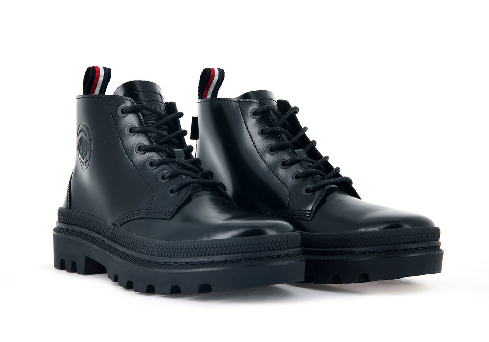 Palladium PALLATROOPER HI-1 Women's Boots Black | Canada-1743