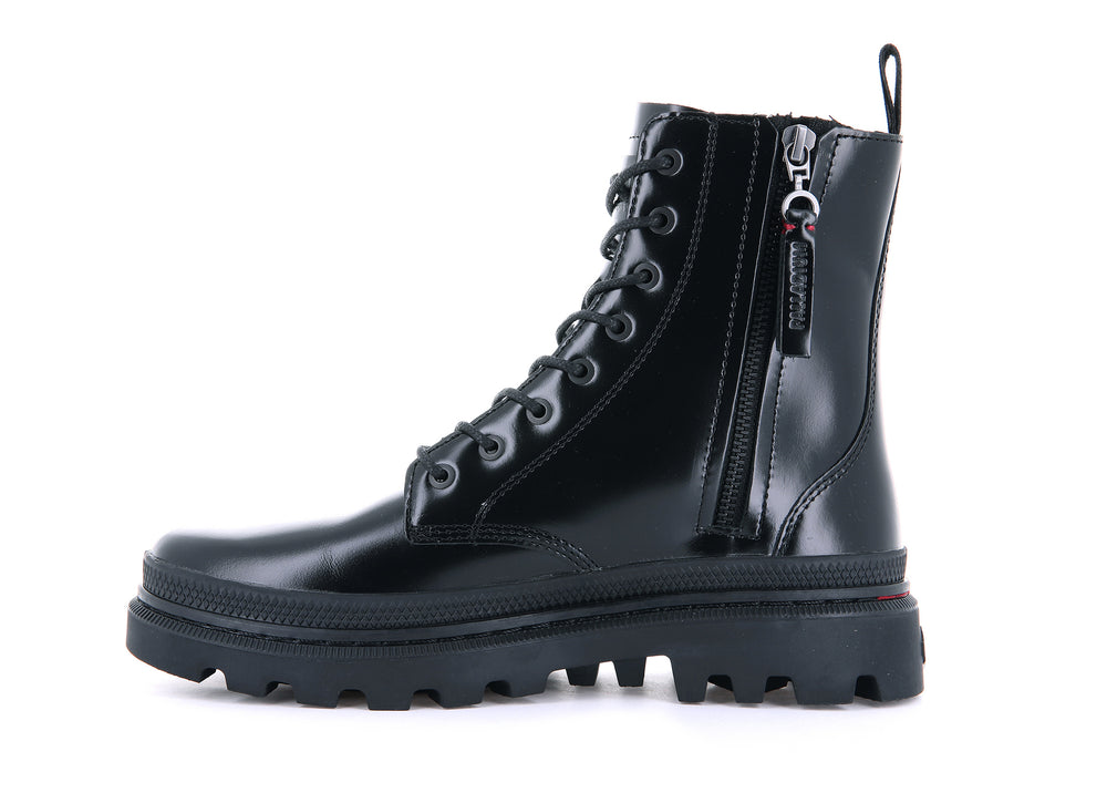 Palladium PALLATROOPER OFF-1 Men's High Top Sneakers Black | Canada-6578