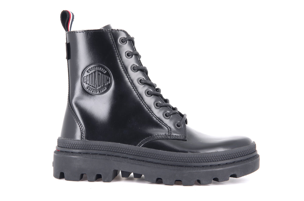 Palladium PALLATROOPER OFF-1 Men\'s High Top Sneakers Black | Canada-6578
