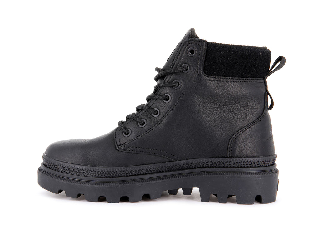 Palladium PALLATROOPER SC WP+ Men's High Top Sneakers Black | Canada-5637