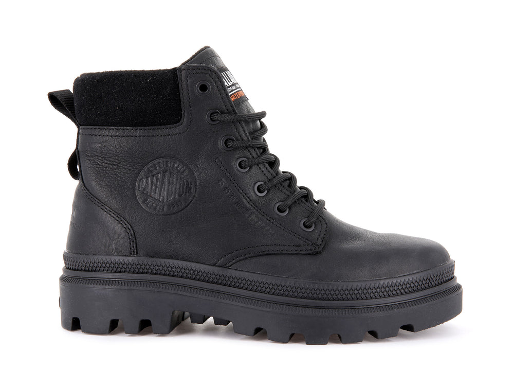 Palladium PALLATROOPER SC WP+ Men\'s High Top Sneakers Black | Canada-5637