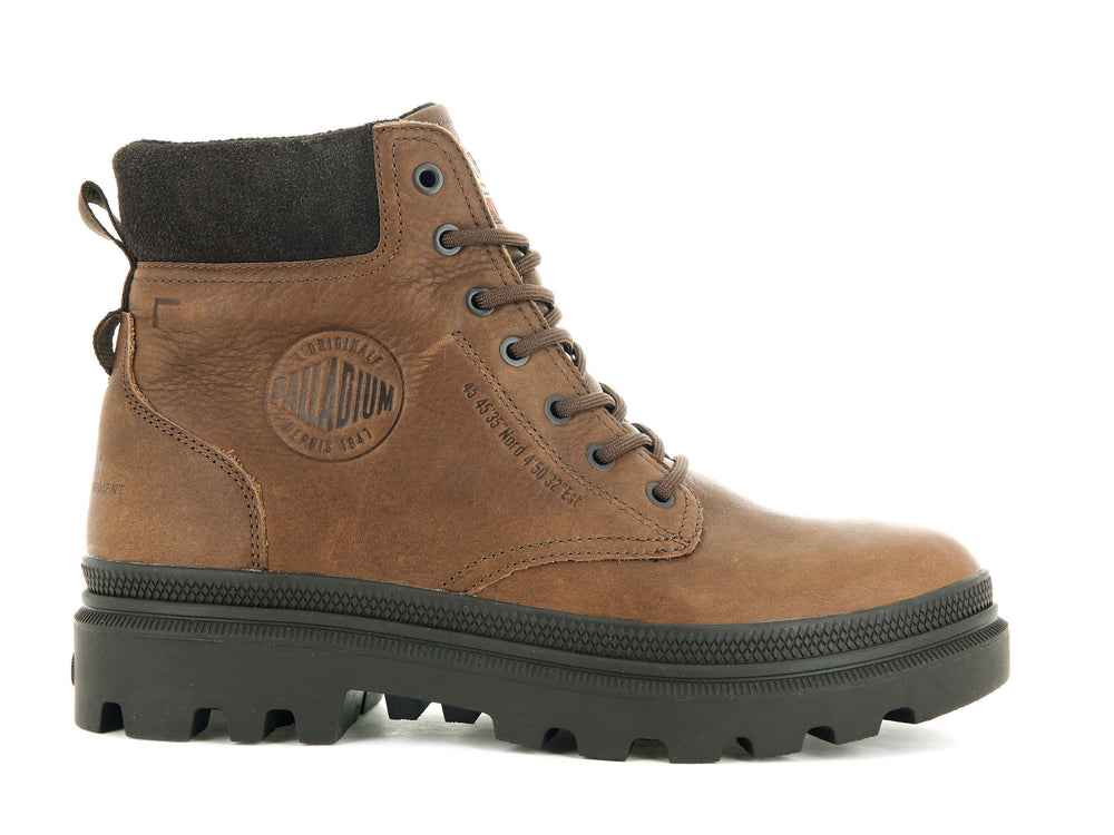 Palladium PALLATROOPER SC WP+ Women\'s High Top Sneakers Brown | Canada-0596