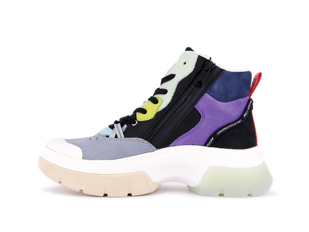 Palladium PALLAWAVE CUFF Women's Sneakers Indigo | Canada-8910