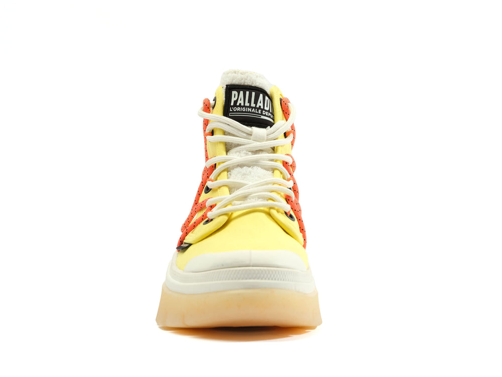 Palladium PALLAWAVE LACE IT Women's High Top Sneakers Aurora | Canada-3804