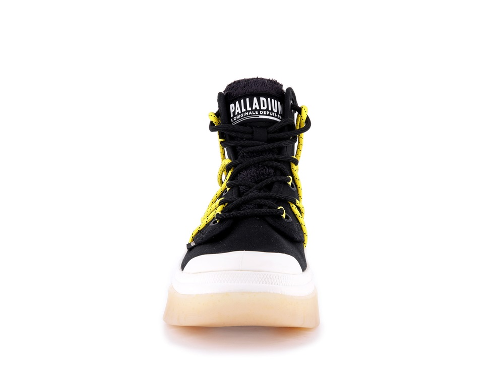 Palladium PALLAWAVE LACE IT Women's Sneakers Black | Canada-1367