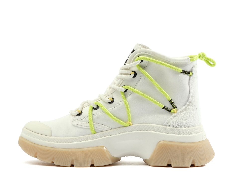 Palladium PALLAWAVE LACE IT Women's Sneakers White | Canada-4256