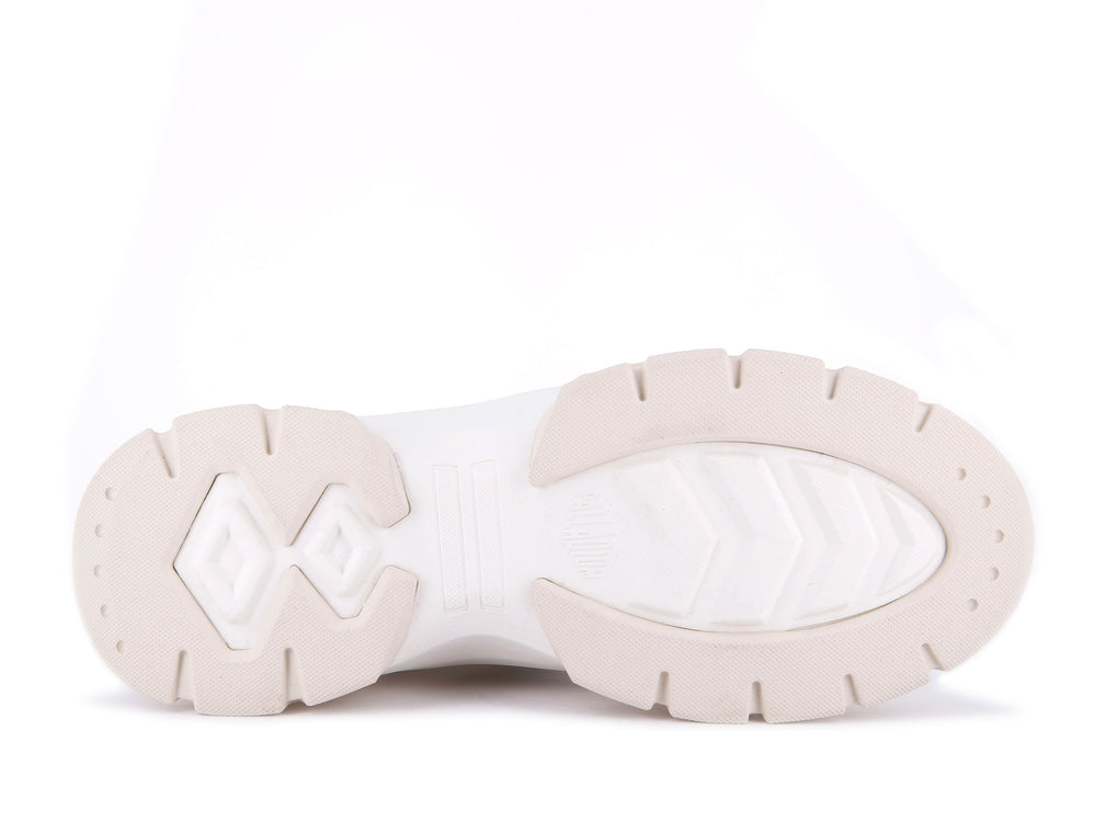 Palladium PALLAWAVE LEATHER Women's Boots White | Canada-2705