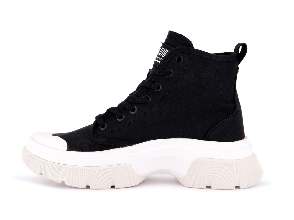 Palladium PALLAWAVE Women's High Top Sneakers Black | Canada-0392