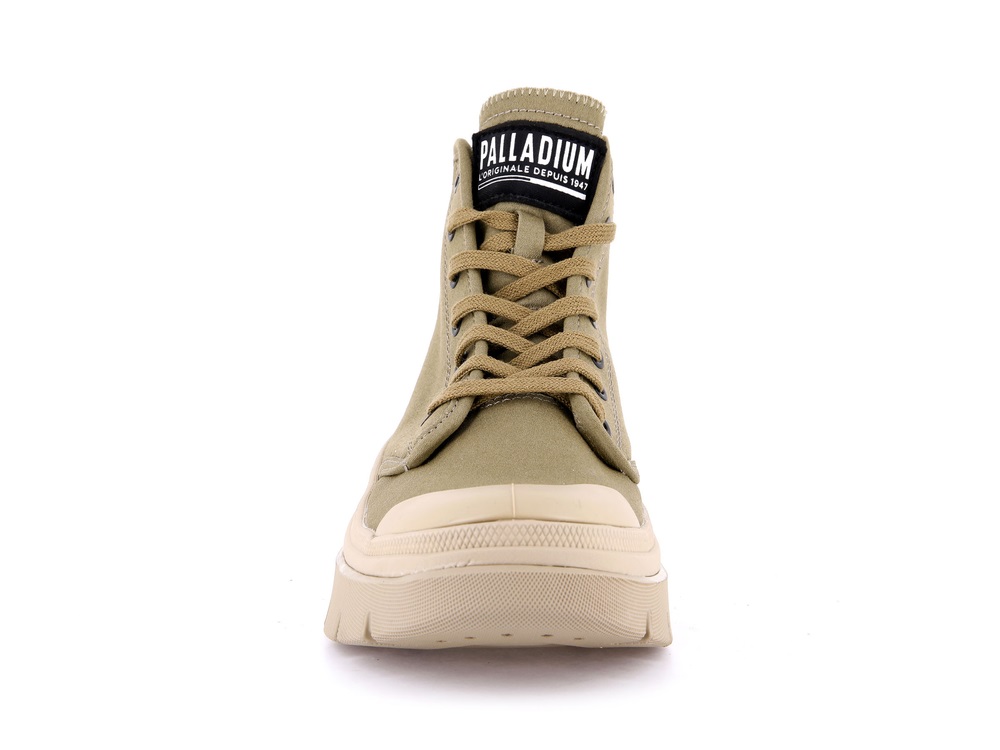 Palladium PALLAWAVE Women's Sneakers Olive | Canada-3947