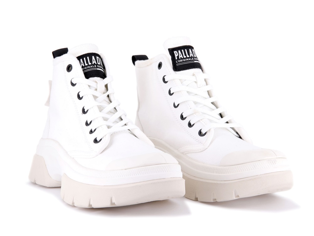 Palladium PALLAWAVE Women's Sneakers White | Canada-3127