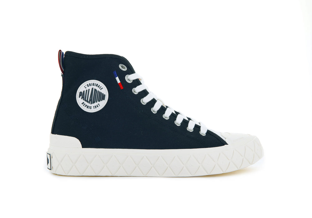 Palladium PALLA ACE CANVAS MID Men\'s Sneakers Black | Canada-9432
