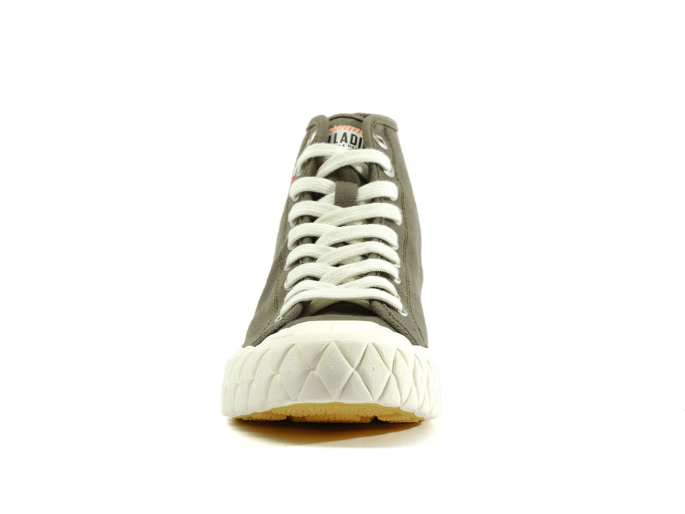 Palladium PALLA ACE CANVAS MID Men's Sneakers Olive | Canada-9765