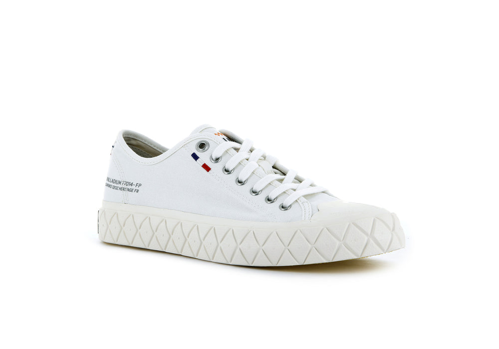 Palladium PALLA ACE CANVAS Men's Low Top Shoes White | Canada-6951