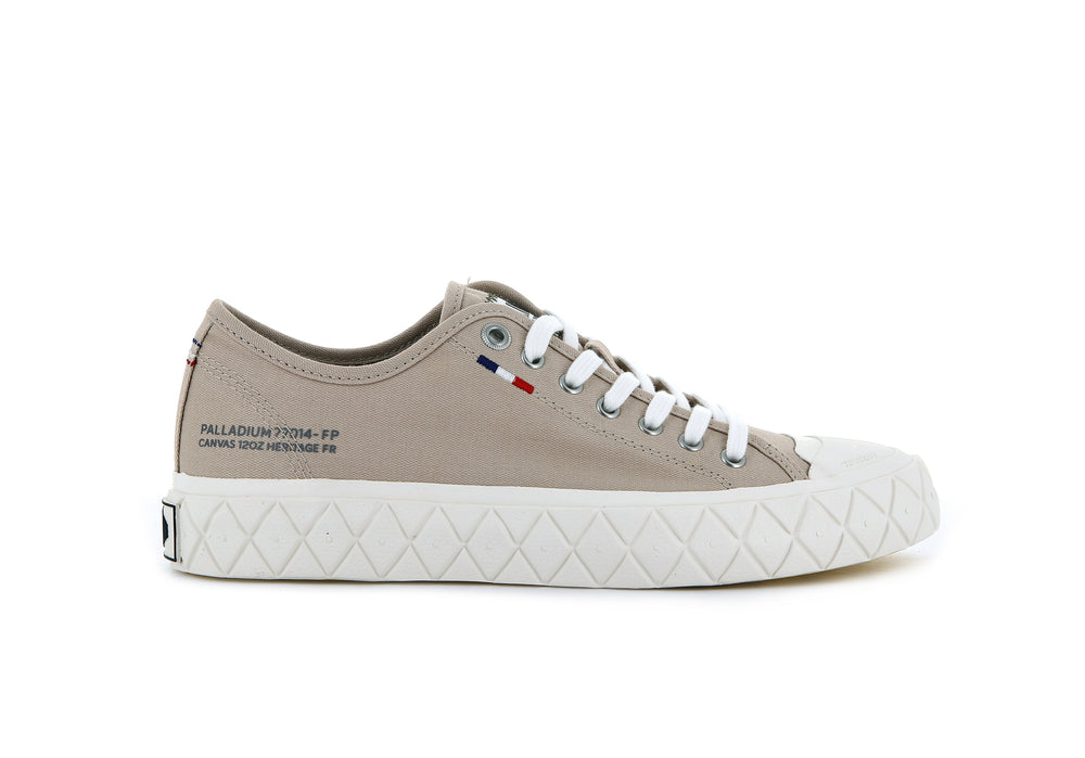 Palladium PALLA ACE CANVAS Men\'s Low Top Shoes NUDE LIGHT | Canada-6973