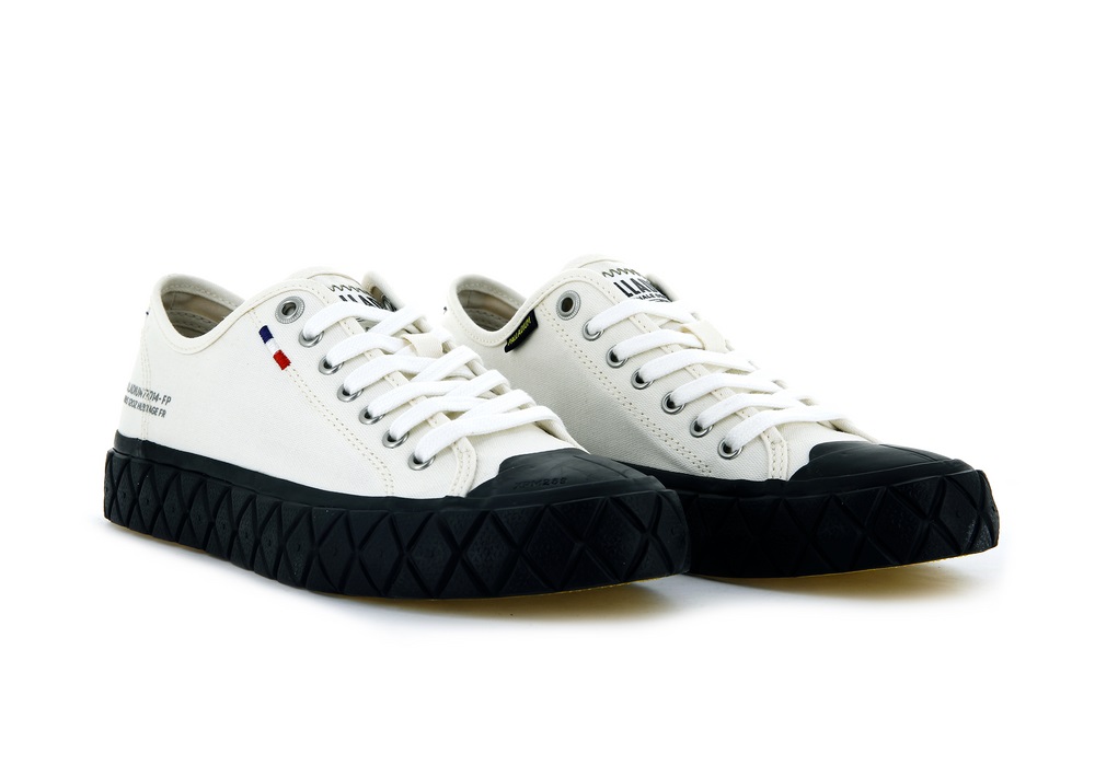 Palladium PALLA ACE CANVAS Men's Sneakers Marshmallow | Canada-9627