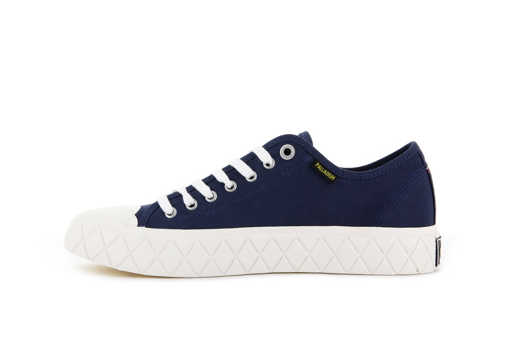 Palladium PALLA ACE CANVAS Women's Low Top Shoes Indigo | Canada-0968
