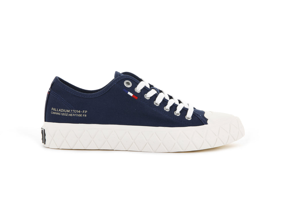 Palladium PALLA ACE CANVAS Women\'s Low Top Shoes Indigo | Canada-0968