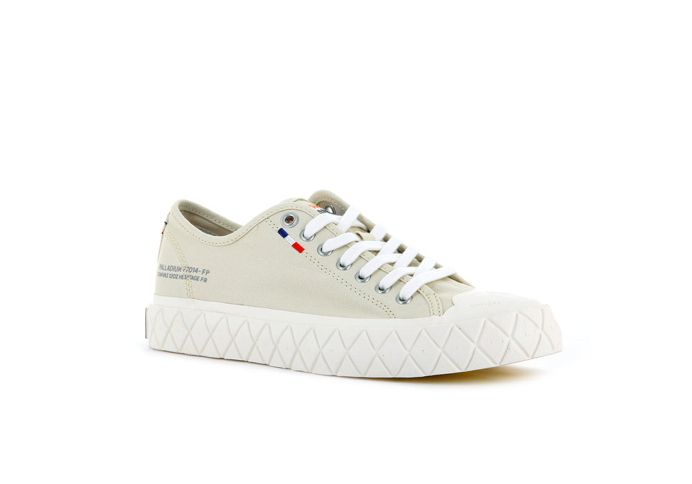 Palladium PALLA ACE CANVAS Women's Low Top Shoes Sahara | Canada-3184