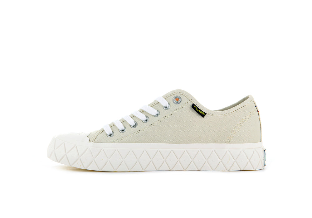 Palladium PALLA ACE CANVAS Women's Low Top Shoes Sahara | Canada-3184