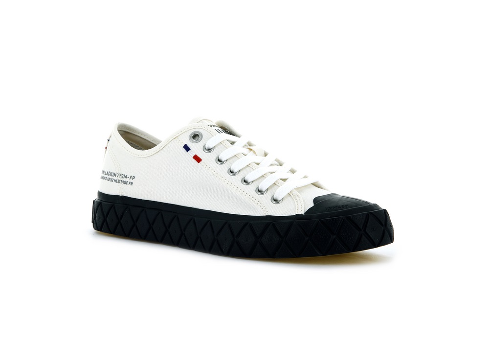 Palladium PALLA ACE CANVAS Women's Low Top Shoes Marshmallow | Canada-4826