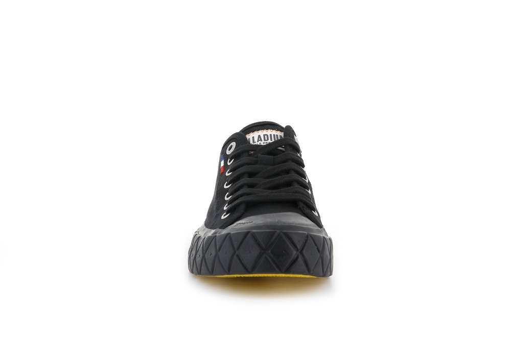 Palladium PALLA ACE CANVAS Women's Low Top Shoes Black | Canada-8476