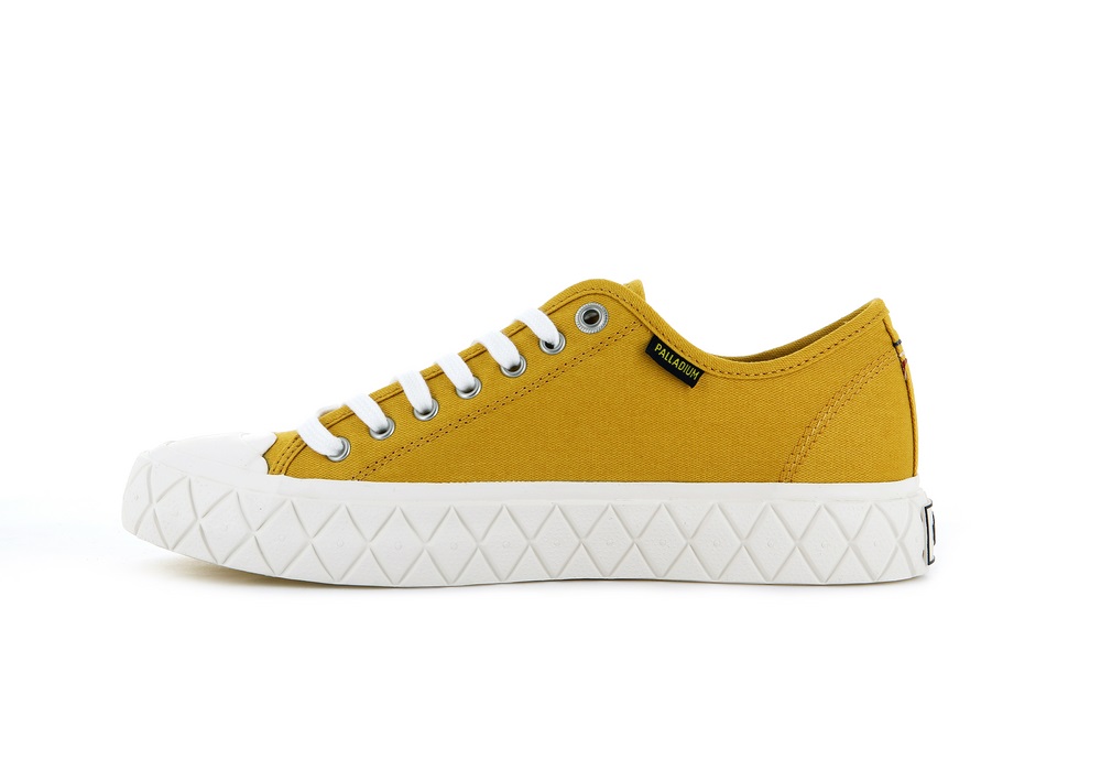 Palladium PALLA ACE CANVAS Women's Sneakers Mustard | Canada-0623