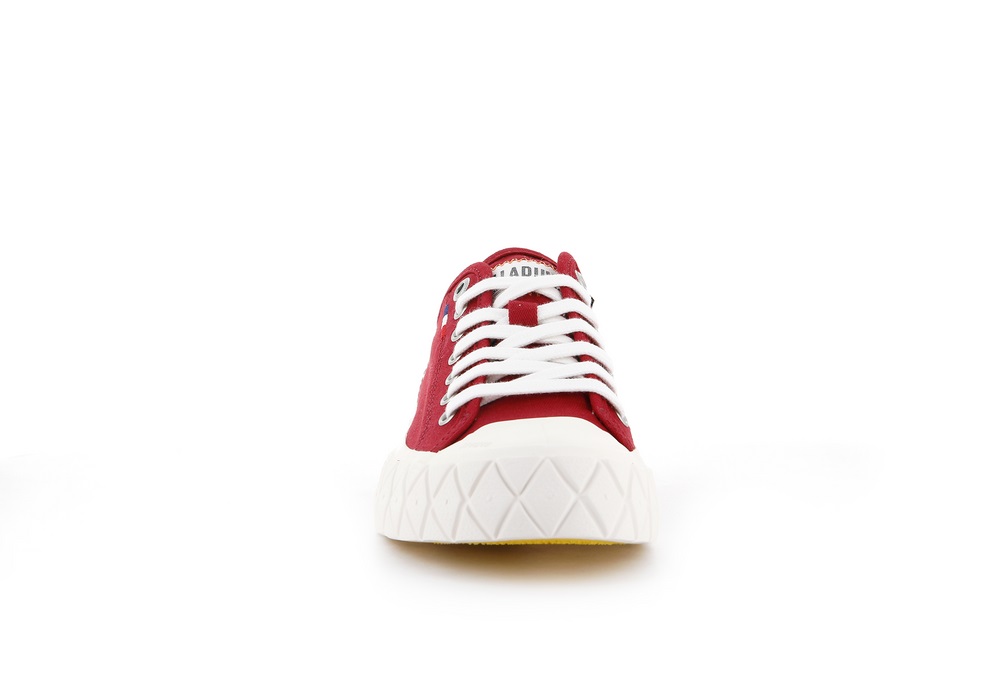 Palladium PALLA ACE CANVAS Women's Sneakers Red | Canada-7083