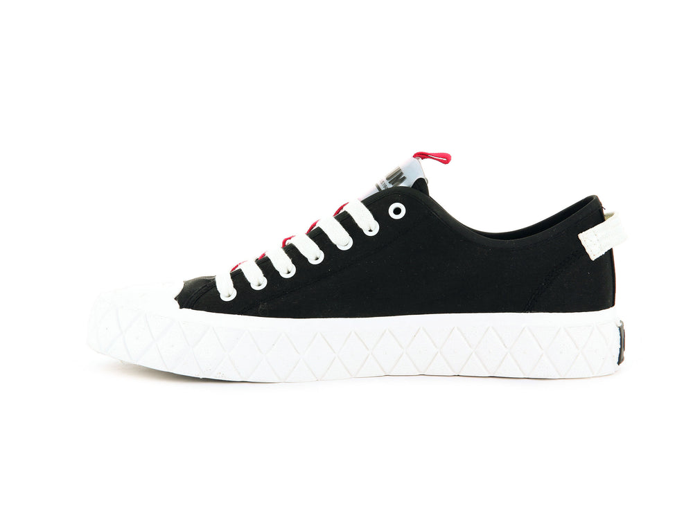 Palladium PALLA ACE LO TICKET TO EARTH Men's Sneakers Black | Canada-6934