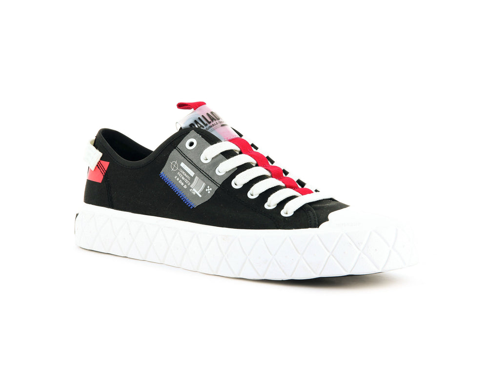 Palladium PALLA ACE LO TICKET TO EARTH Women's Sneakers Black | Canada-0498