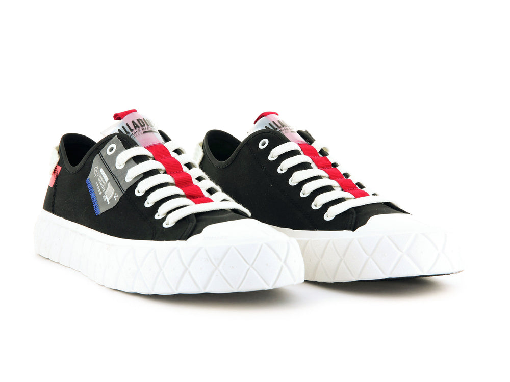 Palladium PALLA ACE LO TICKET TO EARTH Women's Sneakers Black | Canada-0498