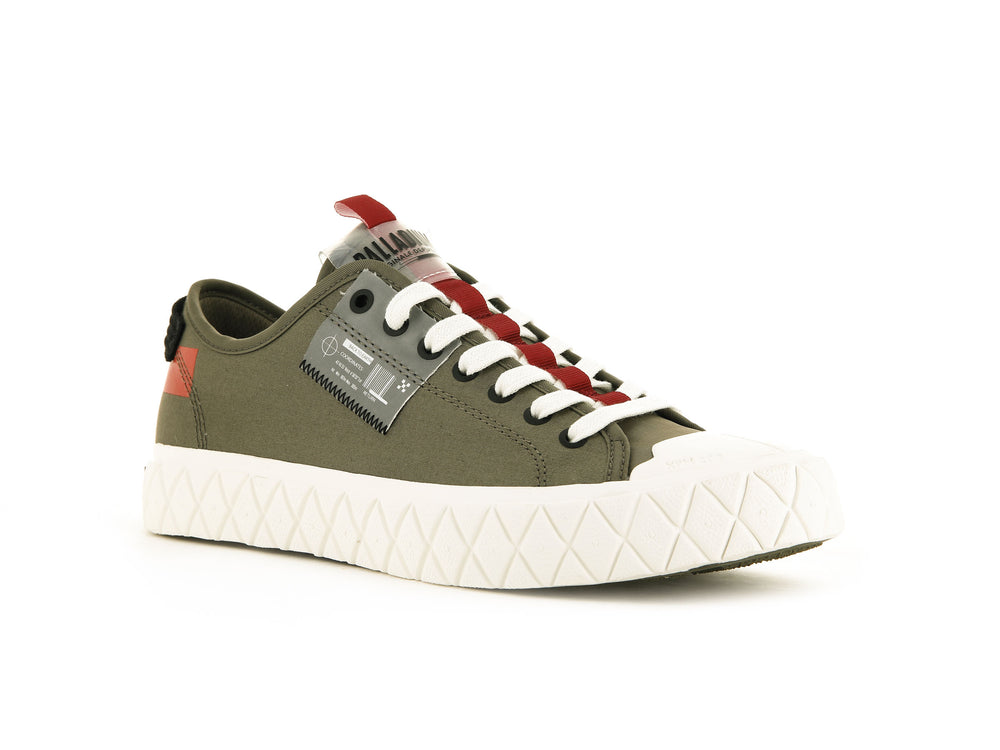 Palladium PALLA ACE LO TICKET TO EARTH Women's Sneakers Green | Canada-4907