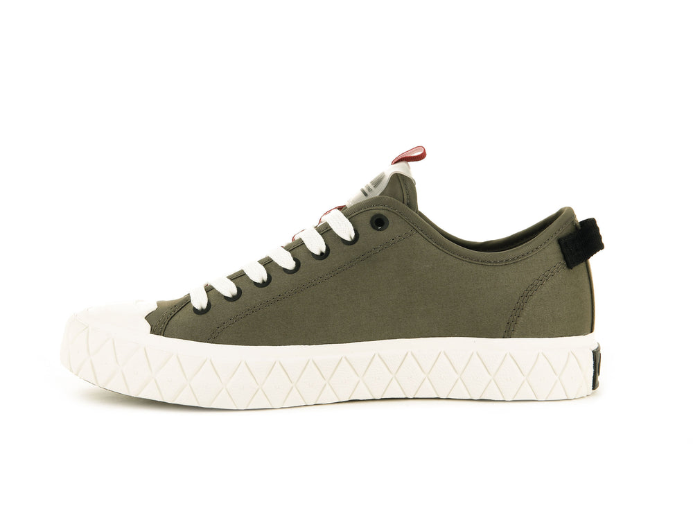 Palladium PALLA ACE LO TICKET TO EARTH Women's Sneakers Green | Canada-4907