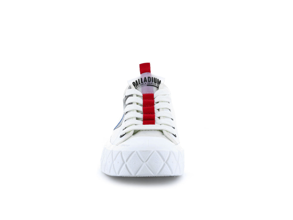 Palladium PALLA ACE LO TICKET TO EARTH Women's Sneakers White | Canada-5396