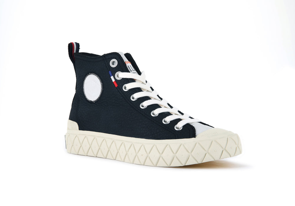 Palladium PALLA ACE MID LEATHER UL Women's Sneakers Black | Canada-6248
