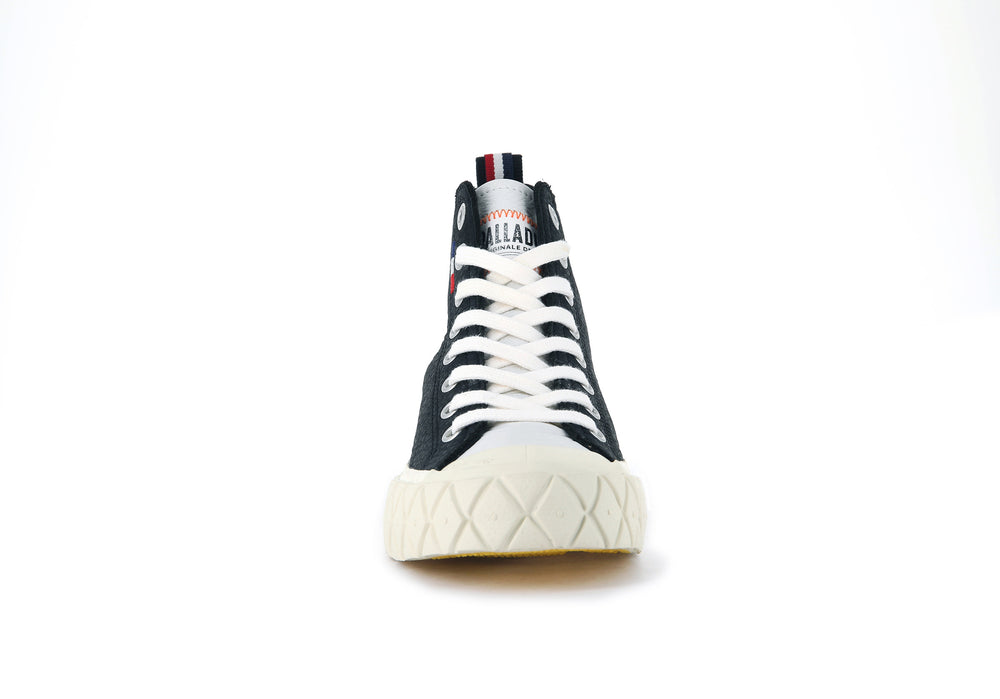 Palladium PALLA ACE MID LEATHER UL Women's Sneakers Black | Canada-6248