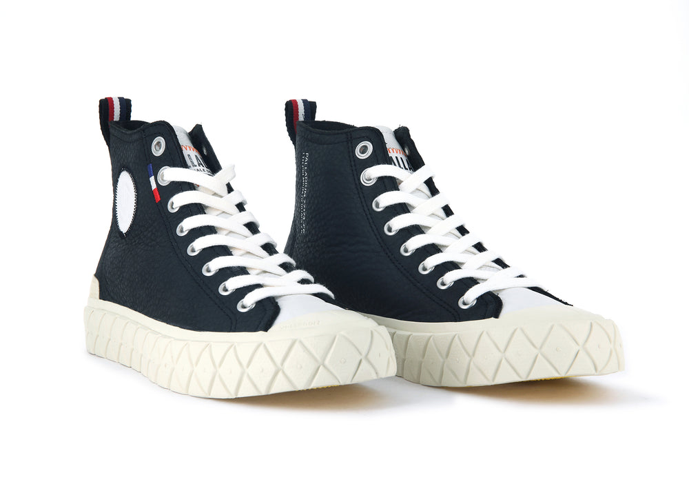 Palladium PALLA ACE MID LEATHER UL Women's Sneakers Black | Canada-6248