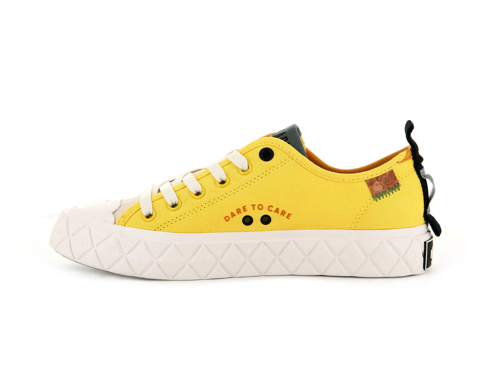 Palladium PALLA ACE ORGANIC METRO Men's Sneakers Mustard | Canada-6153