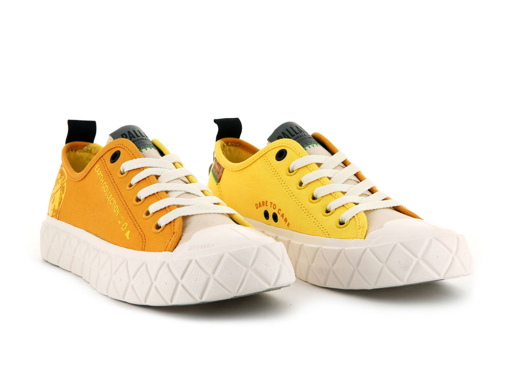Palladium PALLA ACE ORGANIC METRO Men's Sneakers Mustard | Canada-6153